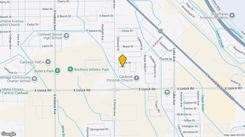 3808 Bismark Ave Map and Location Details