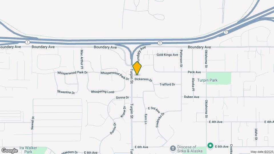 6711 Dickerson Dr Map and Location Details