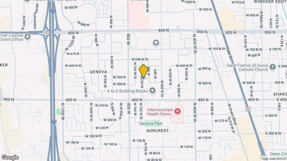 494 N Emery Ave Map and Location Details
