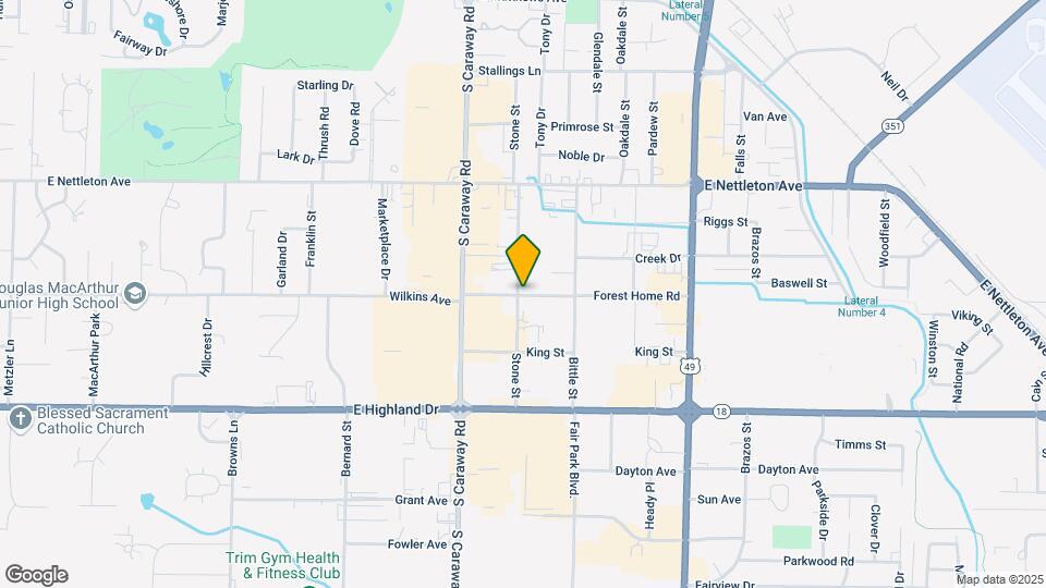 2512 Forest Home Rd Mapa y Detalles de la Ubicación