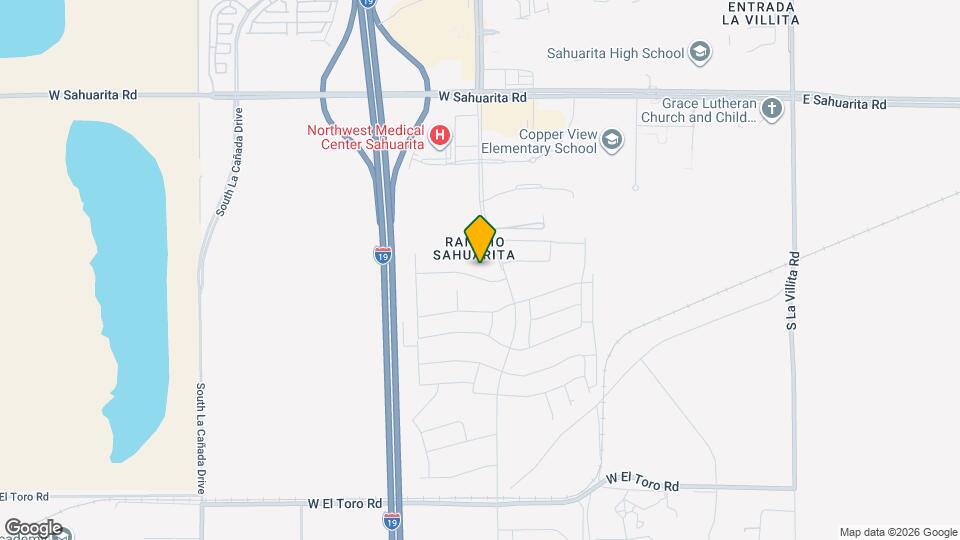 836 W Calle Falerno Map and Location Details