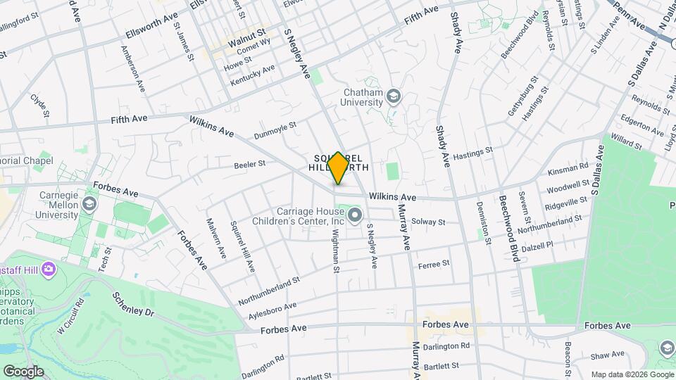 5601 Wilkins Ave, Unit 2 Map and Location Details