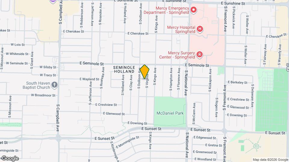 2307 S Virginia Ave Map and Location Details