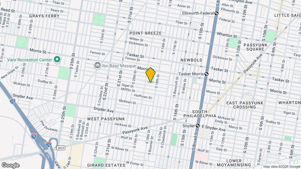 1829 McClellan St Map and Location Details