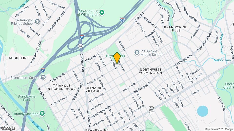 3007 N Van Buren St Map and Location Details