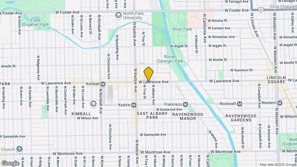 3117 W Lawrence Ave Map and Location Details