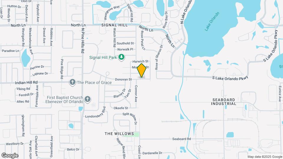 4666 Donovan St Map and Location Details