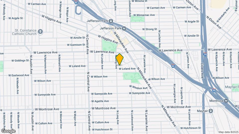 5346 W Leland Ave Map and Location Details