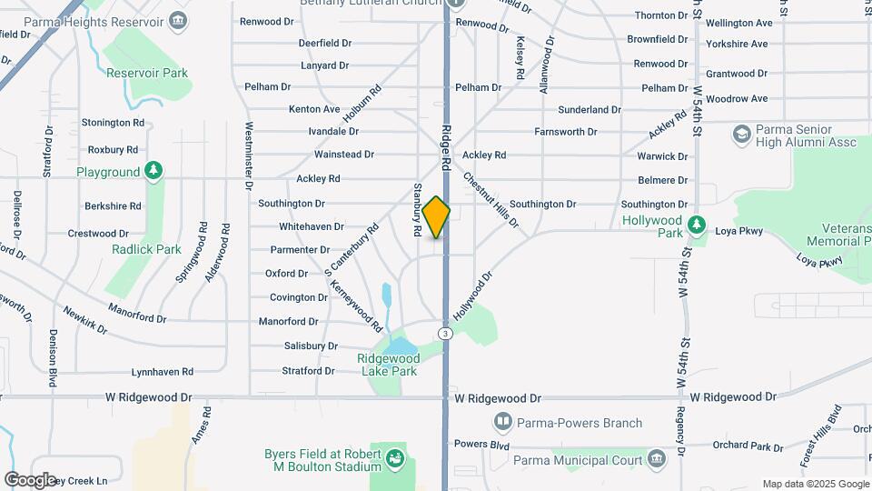 6390 Ridge Rd Map and Location Details
