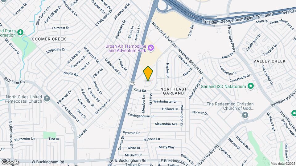 2738 Henson Ln Map and Location Details