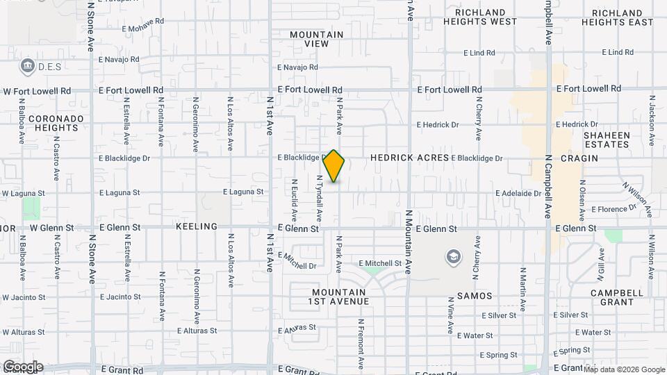 935 E Adelaide Dr Map and Location Details