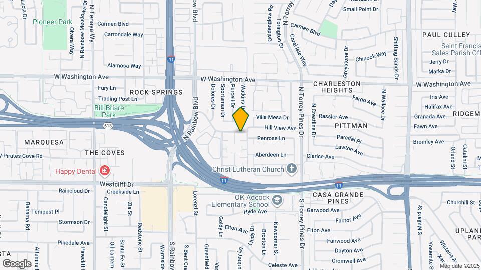 6611 Silverstream Ave Map and Location Details