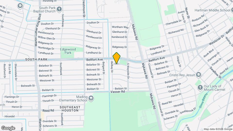 6014 Belarbor St Map and Location Details