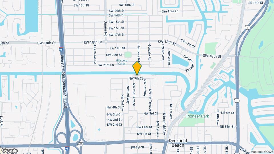 205 NW 7th Ct Map and Location Details
