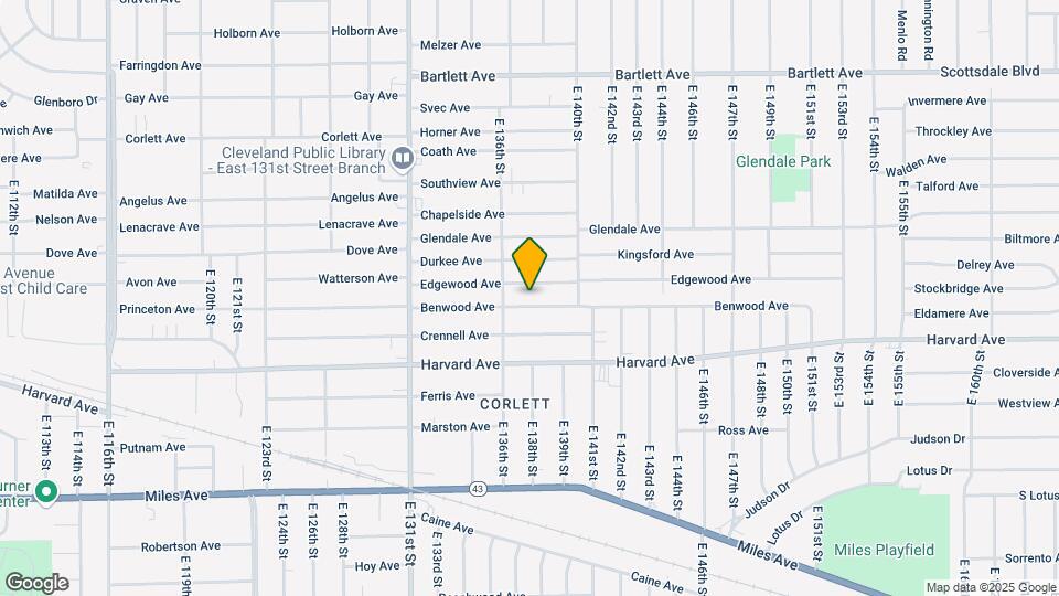 13701 Benwood Ave Map and Location Details