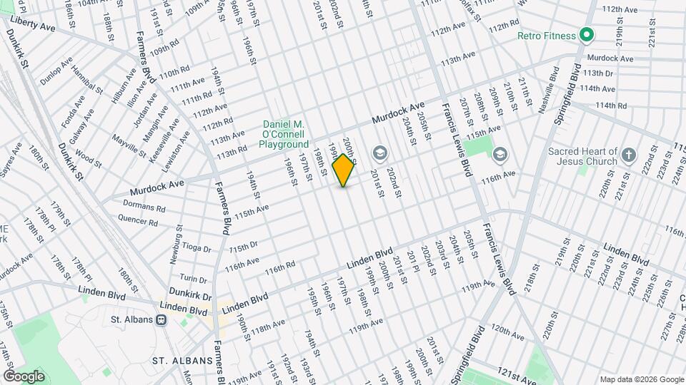 115-16 199th St Map and Location Details