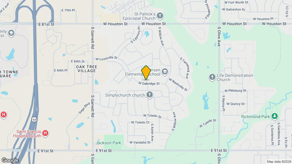 4412 W Oakridge St Map and Location Details