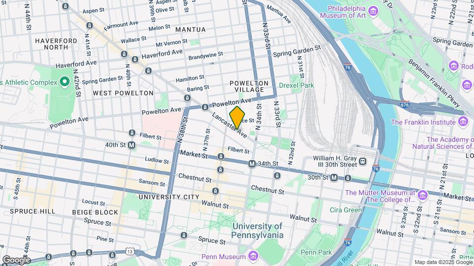 3512 Lancaster Ave Map and Location Details