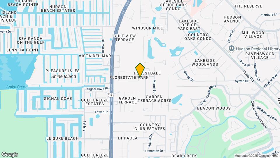 7216 Gulf Breeze Cir Map and Location Details