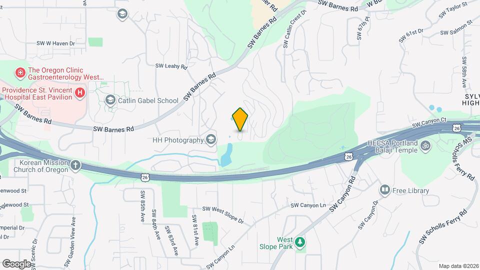 7720 SW Barnes Rd Map and Location Details