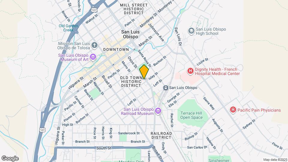 1541 Osos St Map and Location Details