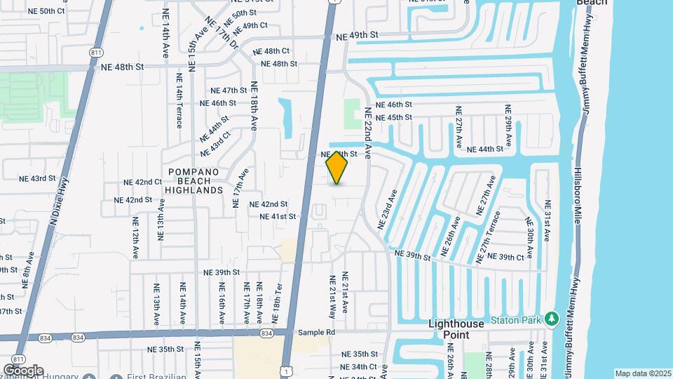 2120 NE 42nd Ct, Unit 4 Mapa y Detalles de la Ubicación
