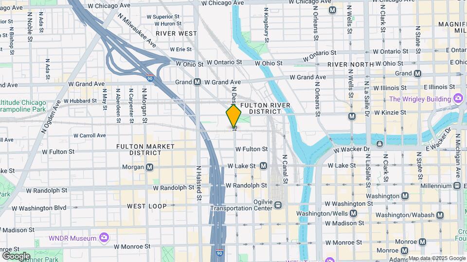 342 N Desplaines St Map and Location Details