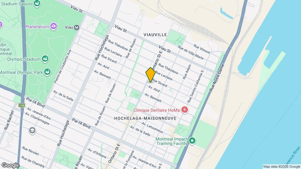 1887-1897 Aird Ave Map and Location Details