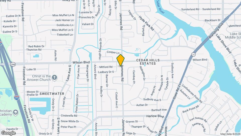 3638 Jammes Rd Mapa y Detalles de la Ubicación