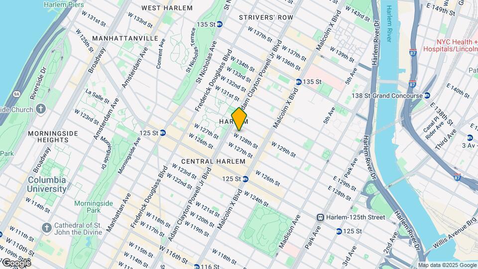 143 W 128th St Map and Location Details