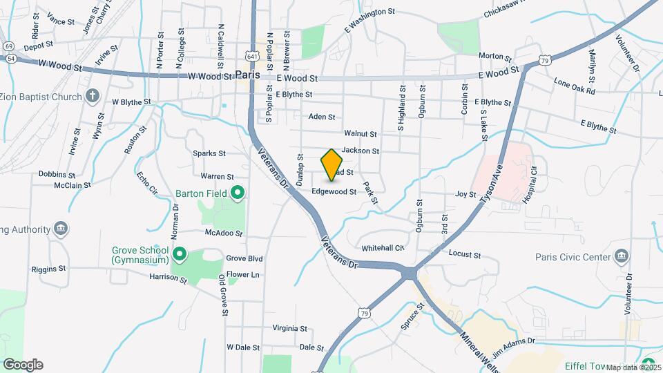 316 Edgewood St Map and Location Details
