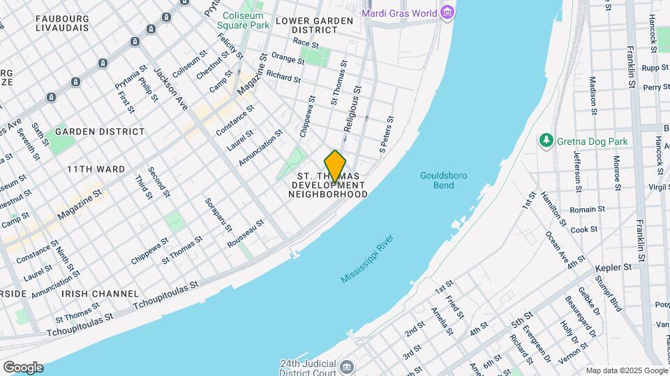 446 St Mary St, Unit 1 Map and Location Details