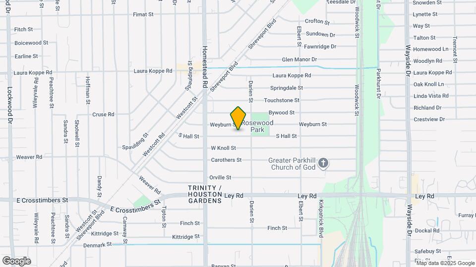 7221 S Hall St Map and Location Details