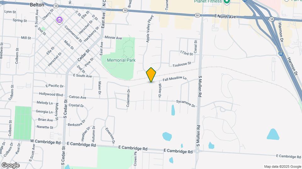 809 Fall Meadow Ln Map and Location Details