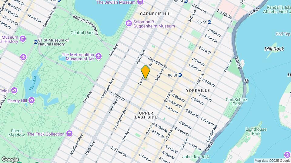 150-152 E 83rd St Mapa y Detalles de la Ubicación
