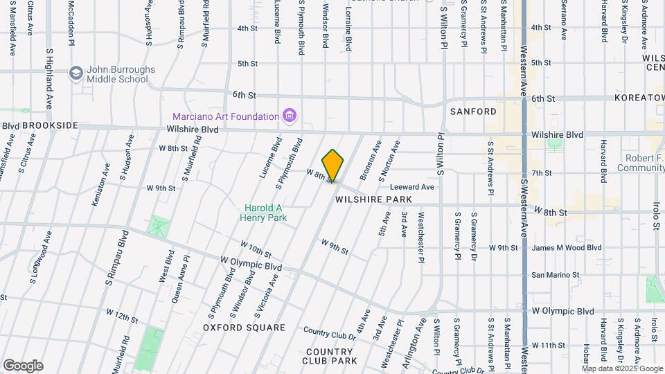 803 S Crenshaw Blvd Map and Location Details