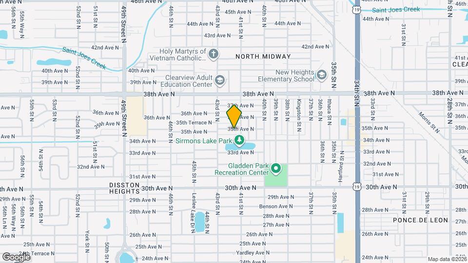 4126 35th Ave N, Unit Apartment Map and Location Details