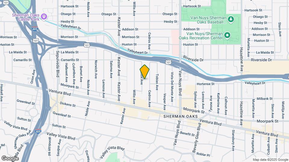 4626 Natick Ave Mapa y Detalles de la Ubicación