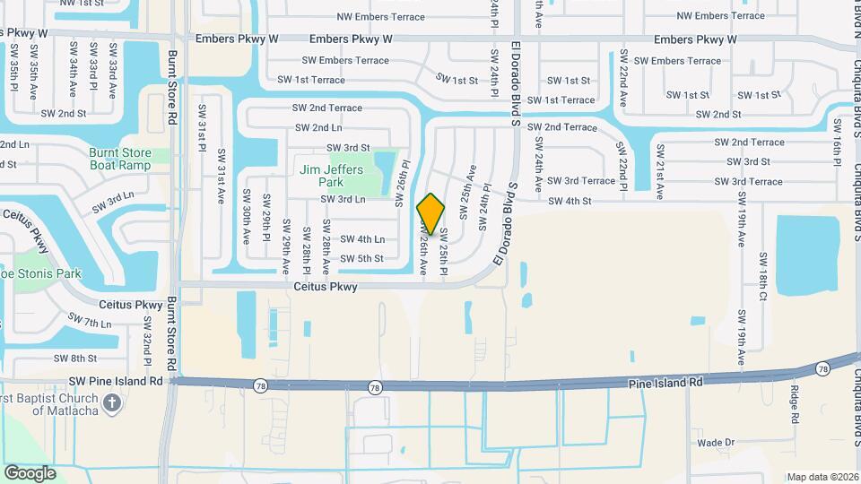 417 SW 26th Ave, Unit 104 Map and Location Details