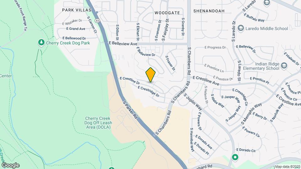 14852 E Poundstone Dr Map and Location Details