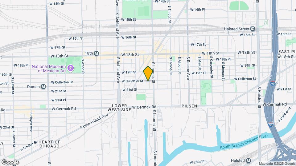 1417 W Cullerton St Map and Location Details