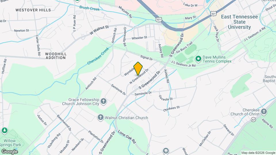 2229 N Greenwood Dr Map and Location Details