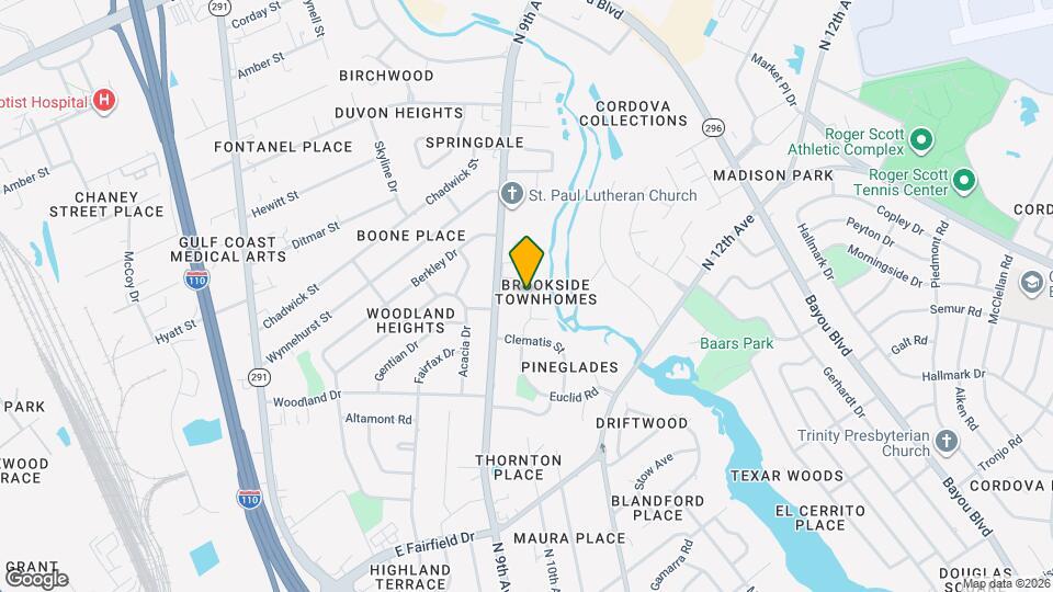 4235 Brookside Dr Mapa y Detalles de la Ubicación