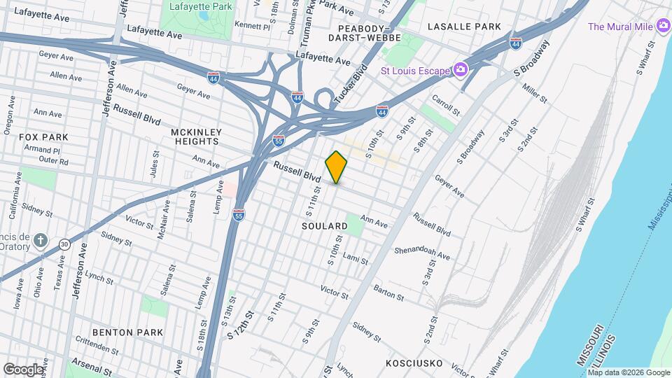 2111 Menard St Mapa y Detalles de la Ubicación