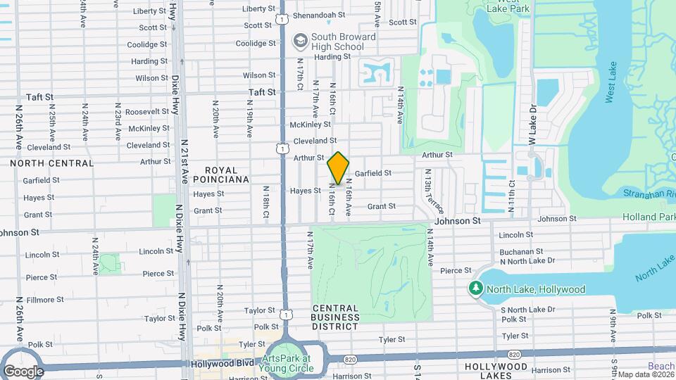 1610 Hayes St Map and Location Details