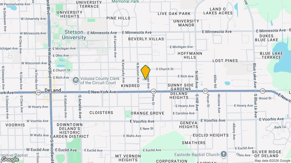 733 E Indiana Ave Map and Location Details