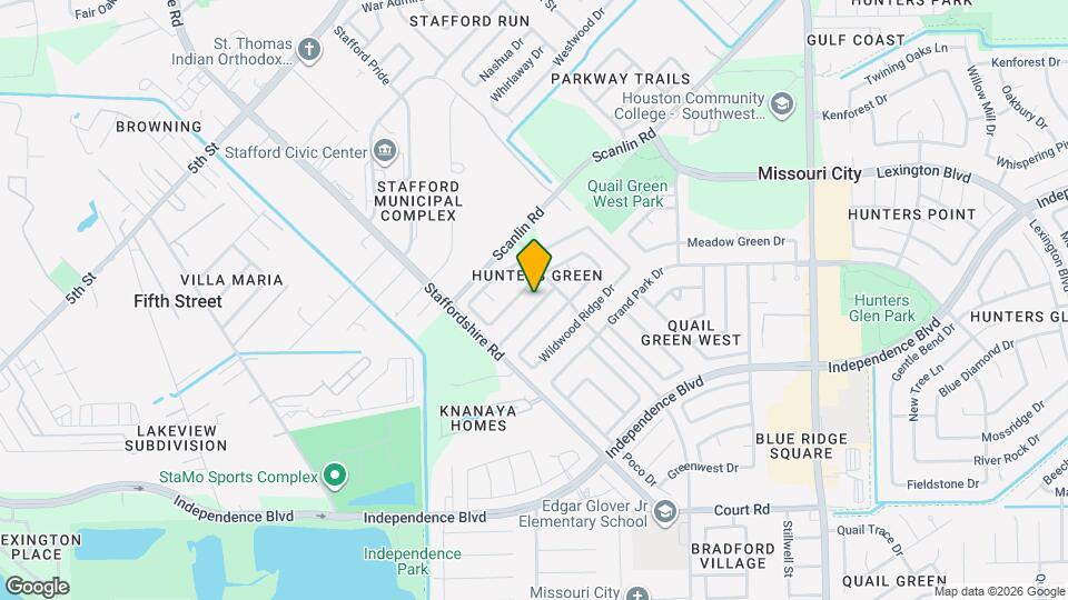 2012 Sandy Knoll Dr Mapa y Detalles de la Ubicación