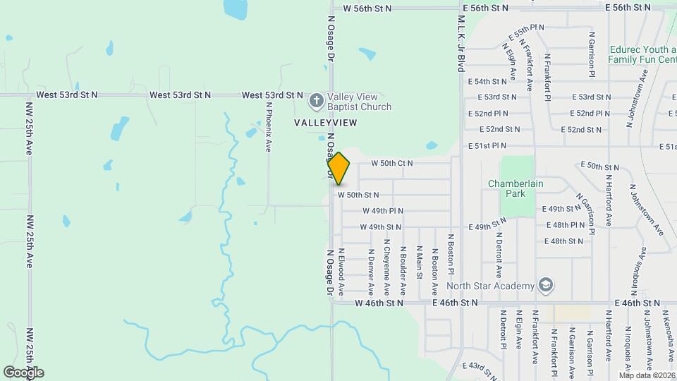 403 W 50th St N Map and Location Details