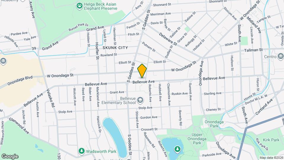 1110 Bellevue Ave Map and Location Details