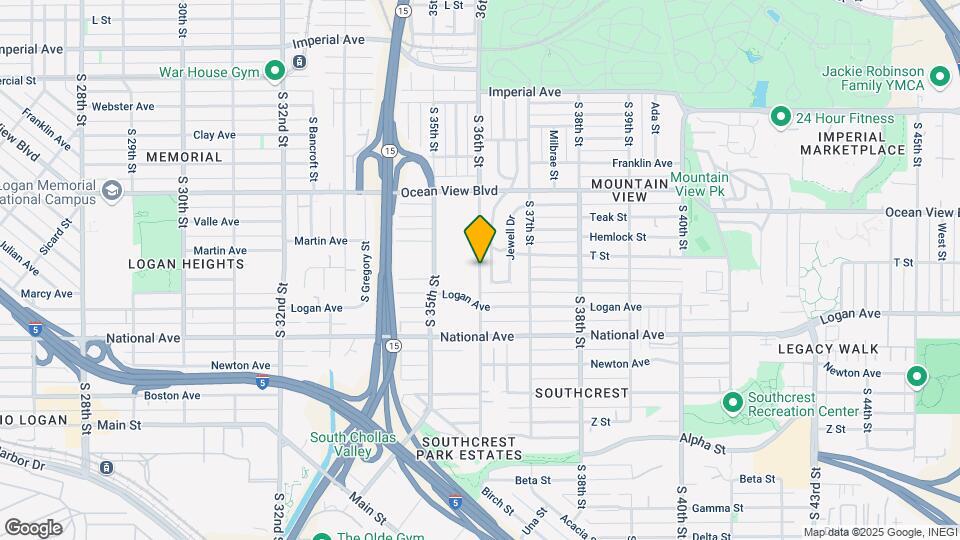 3855 S 36th St Map and Location Details